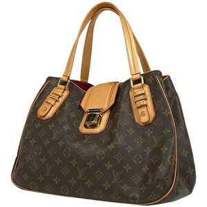 Louis Vuitton Greet Shoulder Bag Tote Handbag Monogram Brown